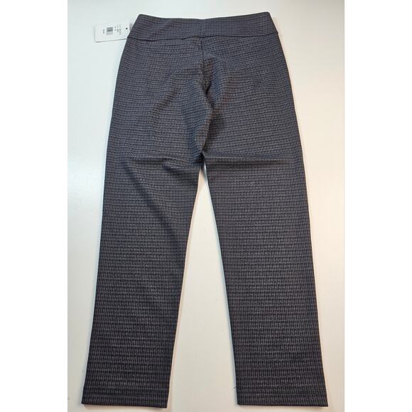 NWT Zac & Rachel PETITE PS black speckled red pull on pants comfort career - Picture 5 of 11